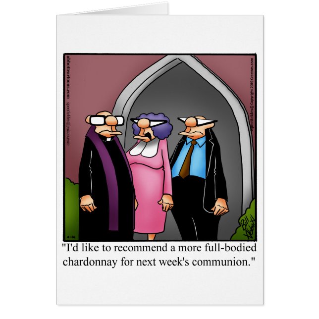 Funny Clergy Wertungskarte Wochenende (Vorne)