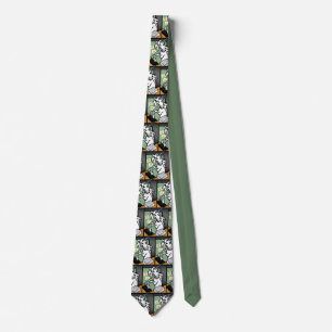 FUNNY CLERICAL UNICORN PATTERN KRAWATTE