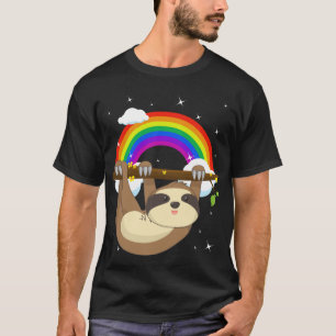 Funny Climbing Sloth LGBT Community Prix T-Shirt