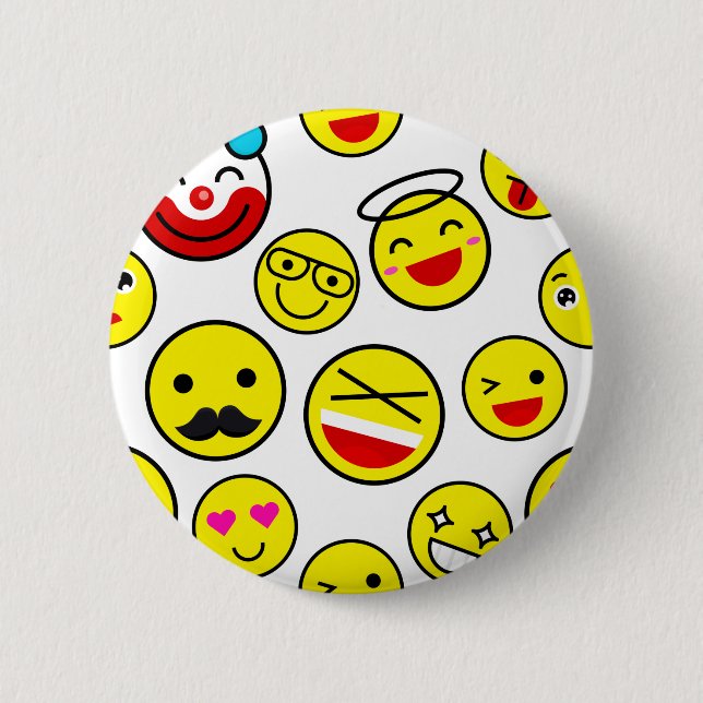funny clown emojis button (Vorderseite)