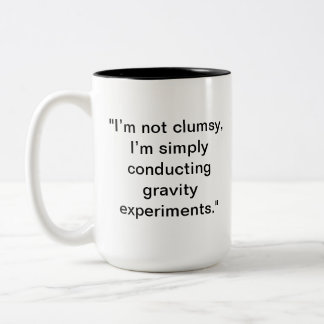 Funny Clumsy Tasse | Individuelle Name-Geschenk