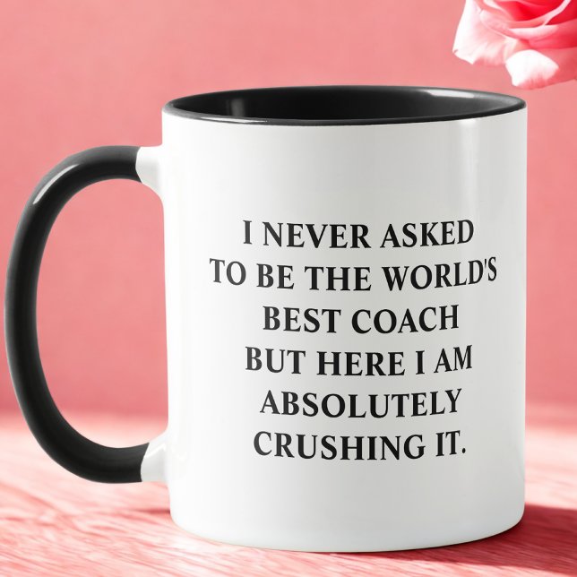 Funny Coach habe ich nie Gefragt, der beste Coach  Tasse (Von Creator hochgeladen)