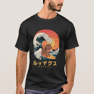 Funny Cockapoo Dog Japanisch Kanagawa Wave T-Shirt