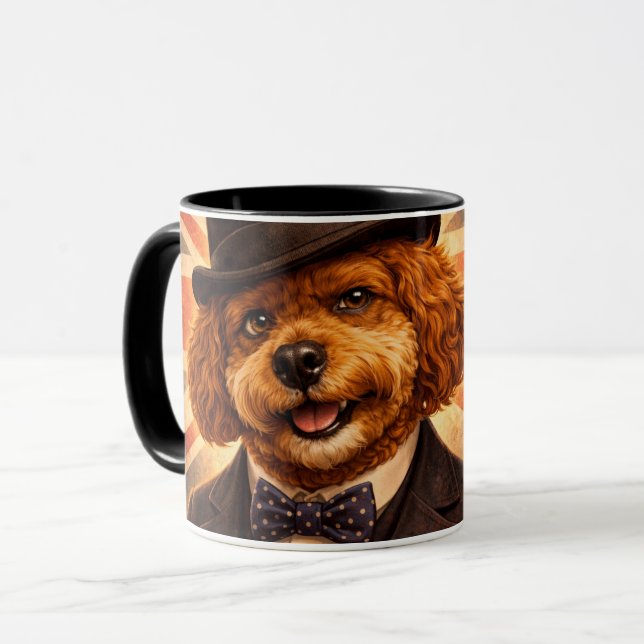 Funny Cockapoo Gift Lover Mug Tasse (Vorderseite Links)