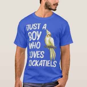 Funny Cockatiel Geschenk für Jungen Kinder Bird Pa T-Shirt