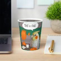 Funny Cockatiel Remote Worker Dies ist ein schönes