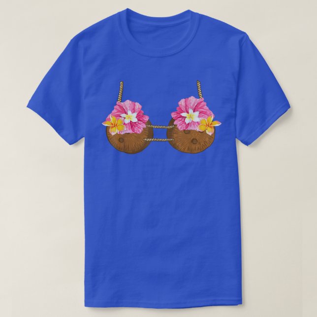 Funny Coconut Summer Coconuts Bra Funny Halloween  T-Shirt (Design vorne)