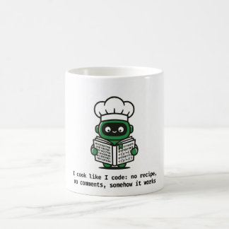 Funny Coder Mug — I Cook Like I Code