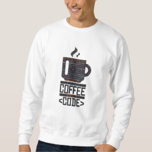 Funny Coding Coffee Programming Geschenk Sweatshirt
