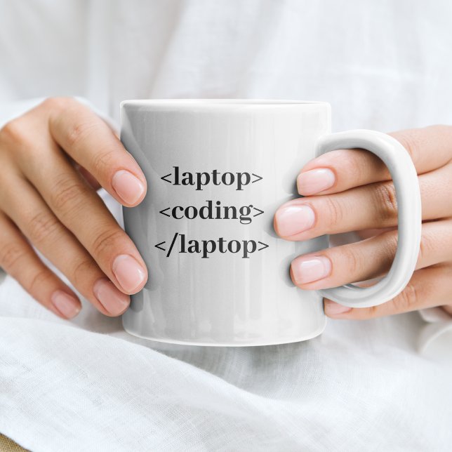 Funny Coding Laptop Kaffeetasse (Von Creator hochgeladen)