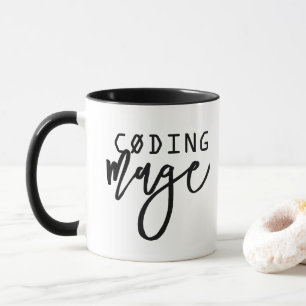Funny Coding Mage Geek Chic Tasse