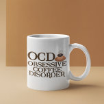 Funny Coffee Addict Kaffeetasse<br><div class="desc">Obsessiv auftretende Kaffeeerkrankung. Sprich nicht mit mir, bevor ich meinen Morgenkaffee gehabt habe! Ich bin völlig koffeinabhängig. Ich bin OCD für Kaffee. Ein tolles Kaffeegenuss für den Spaß.</div>