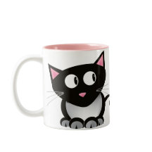 Funny Coffee black mit Katzenhaar Tasse