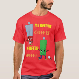 Funny Coffee Drink Energetisches Koffein für Männe T-Shirt