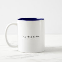 Funny Coffee King Breakfast Kaffee Tasse