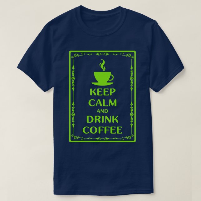 Funny Coffee Meme T-Shirt (Design vorne)