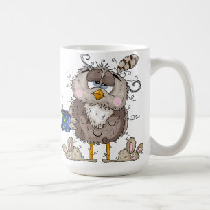 Funny Coffee Mugs - Schlampe Eule Weckte Tasse auf