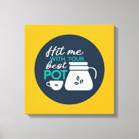 Funny Coffee Pufftypografie Art Retro Farbe