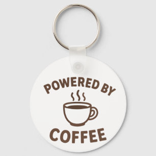 Funny Coffee Schlüsselanhänger - "Powered by Coffe