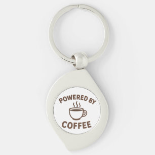 Funny Coffee Schlüsselanhänger - "Powered by Coffe
