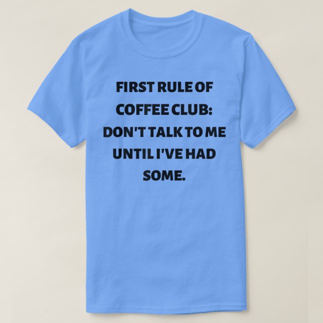 FUNNY COFFEE SHIRT (Design vorne)