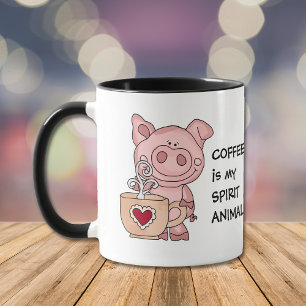 Funny Coffee Spirit Animal Tasse
