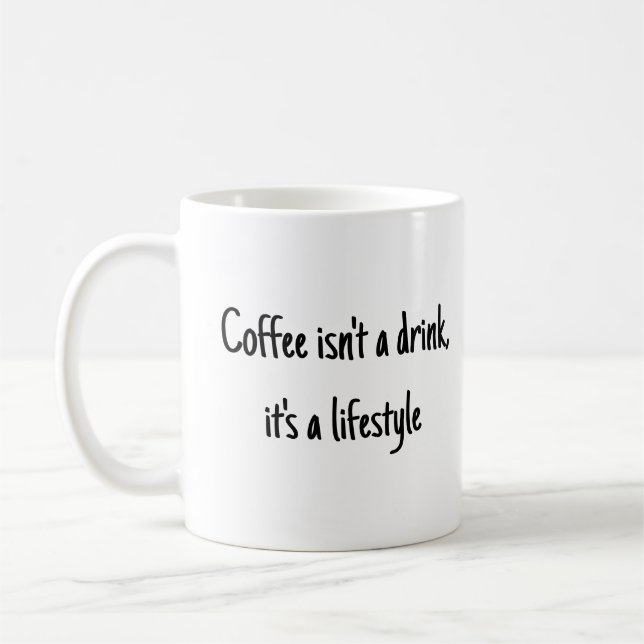 Funny Coffee Tasse (Links)
