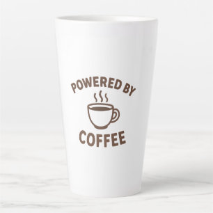 Funny Coffee Tasse - Design "Powered by Coffee"