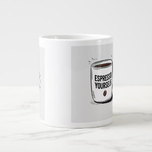 Funny Coffee Tasse - "Espresso You yourself" Zitat