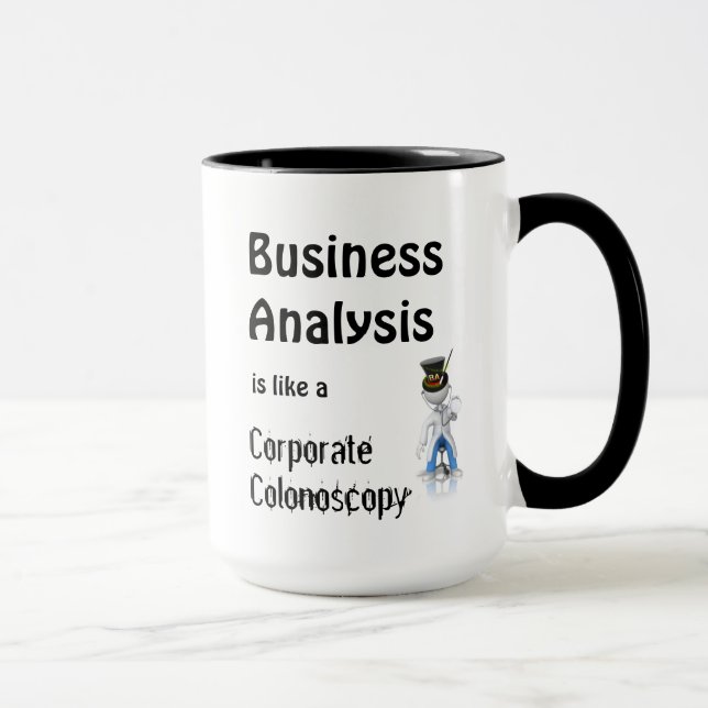 Funny Coffee Tasse für Geschäftsanalysten (Rechts)