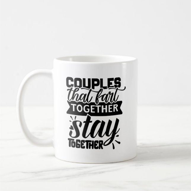 Funny Coffee Tasse | Paare Kaffeepause Tasse | (Links)