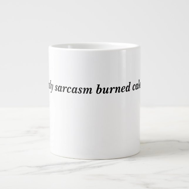 Funny Coffee Tasse - Sarcastic Quote for Mornings  (Vorderseite)