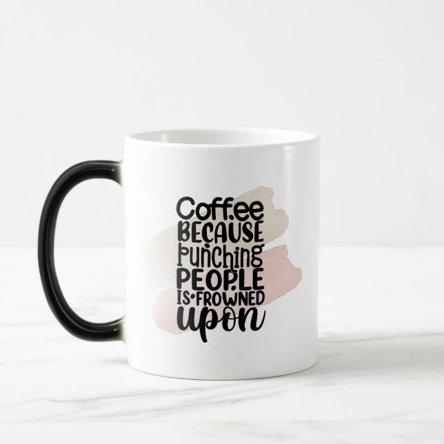Funny Coffee Tasse - Sarcastic Quote Gift für Erwa (Links)