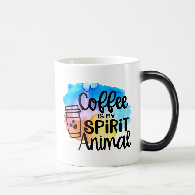 Funny Coffee Tasse - Spirit Animal Coffein Gift (Rechts)