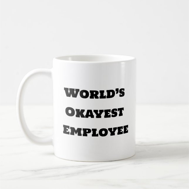 Funny Coffee Tasse - Weltmarktrelevanter Mitarbeit (Links)