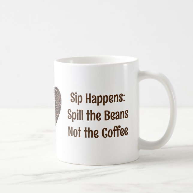 Funny Coffee Zitat Kaffeetasse (Rechts)