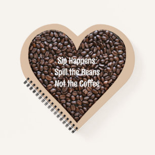 Funny Coffee Zitat Notizbuch