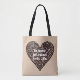Funny Coffee Zitat Tasche