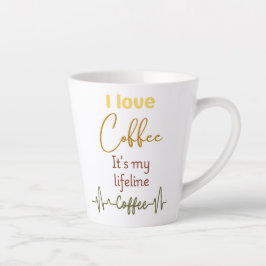 Funny Coffein Addict Latte Tasse - Kaffee Funny Fu