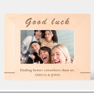 Funny Colleague Zitat Custom Holz Picture Frames Geätzte Rahmen