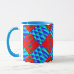 Funny Colorful 3D Digital Art Combo Tasse - Perfek