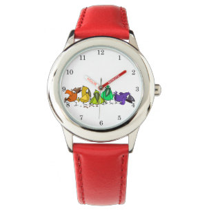 Funny Colorful Birds Watch Armbanduhr