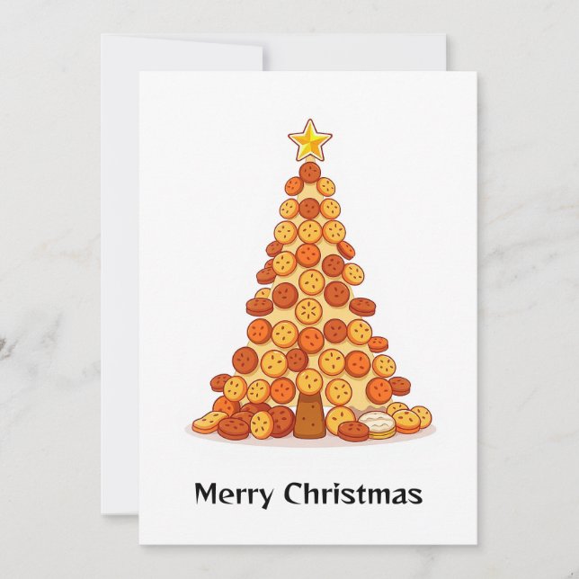 Funny Colorful Modern Stilvoll frohe Weihnachten (Vorderseite)