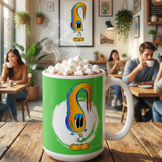 Funny, Colorful, Quirky, Cartoon Character Kaffeetasse