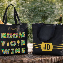 Funny Colorful Wine Lovers Tasche