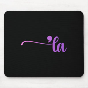 Funny Comma La Coloring Mousepad