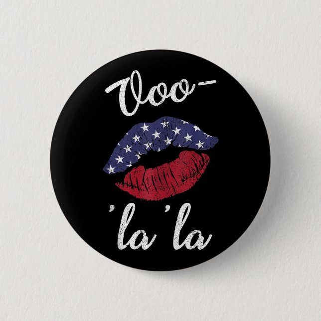 Funny Comma La Harris Präsident Kampagne 2024 Kama Button (Vorderseite)