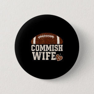 Funny Commisse Ehefrau Fantasy Football Niedlich L Button