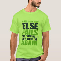 Funny Computer Geek und Nerd Spaß T - Shirt