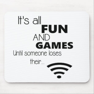 Funny Computer / Internet Quote Mousepad